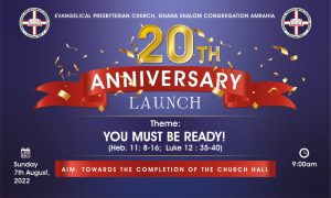E.P. Church Amrahia Shalom Congregation Launches 20th Anniversary in Grand Style